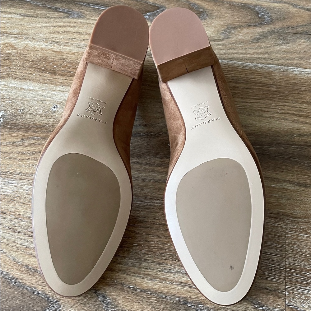 Margaux The Heel in Chesnut Suede - Picture 12 of 14